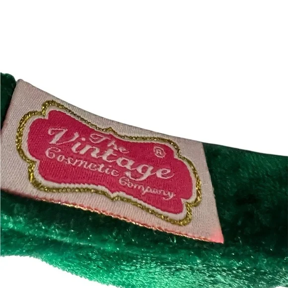 The Vintage Cosmetic Company Thick Braided Green Bubble Headband - Picture 3 of 5